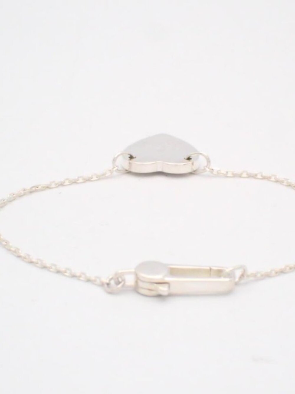 Gucci Heart Bracelet 925 ~6.5" - Picture 2 of 3